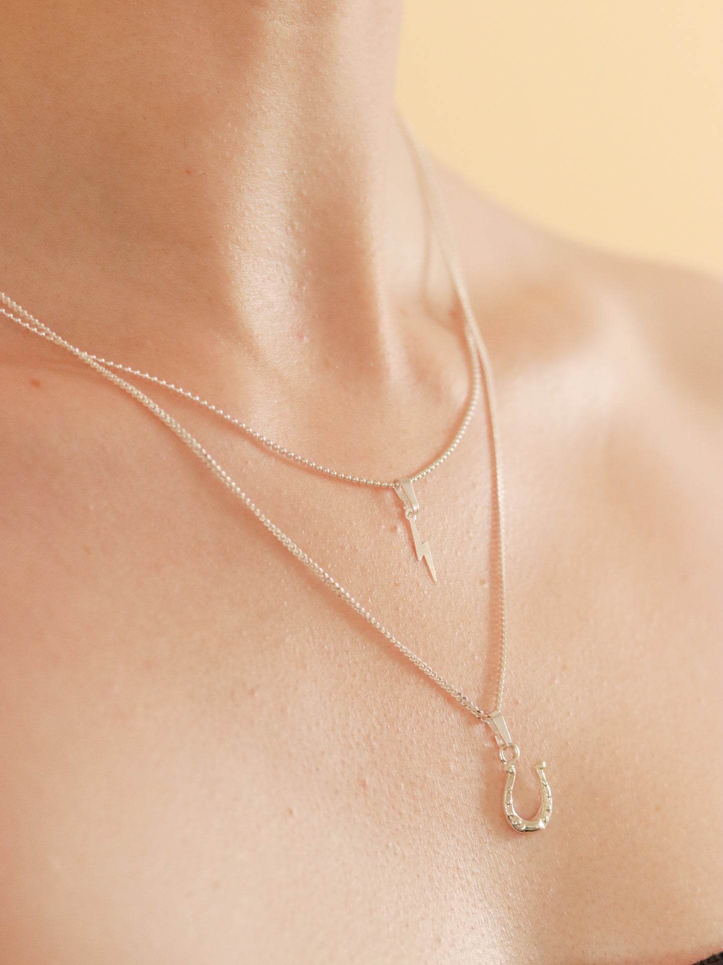 Gold Horseshoe Pendant
