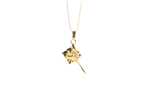 Lollipop pendant in 9y gold
