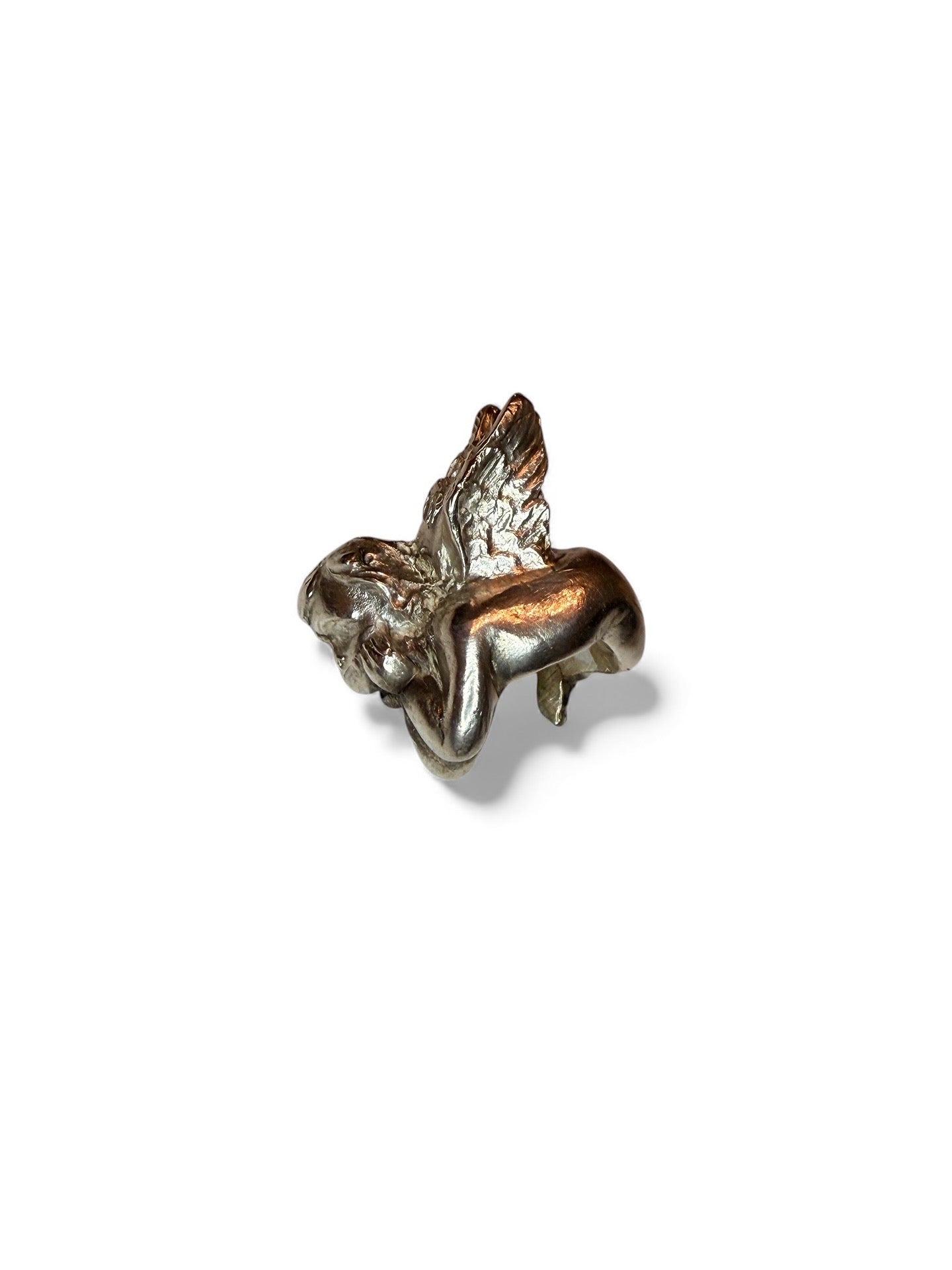 Cherub finger cuff half ring