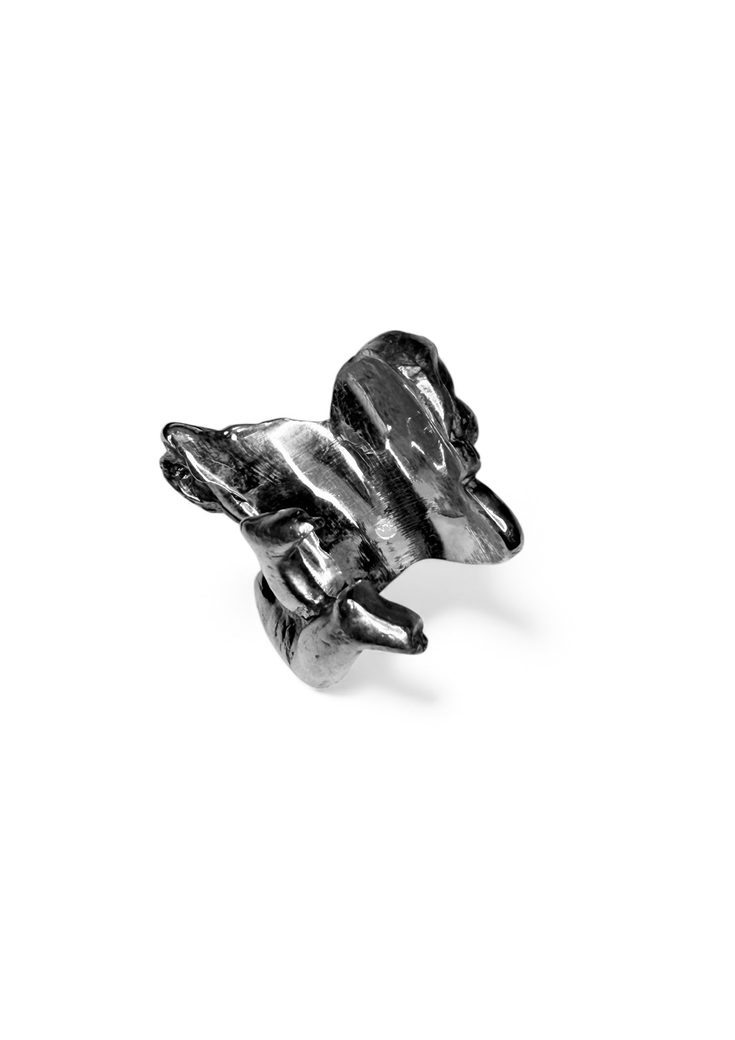 Cherub finger cuff half ring