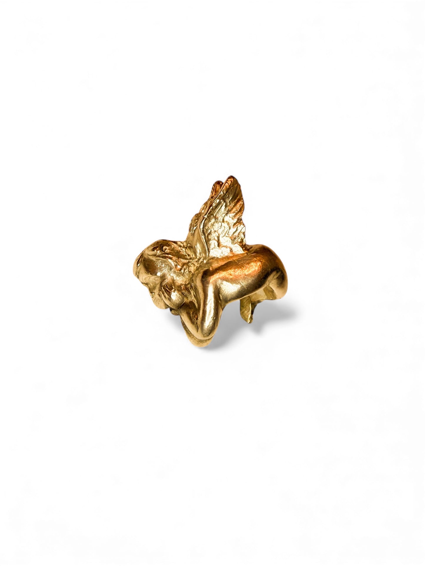 Cherub finger cuff half ring