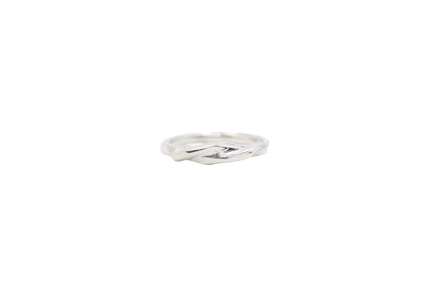 Sterling Silver Rough Edges Knot Ring