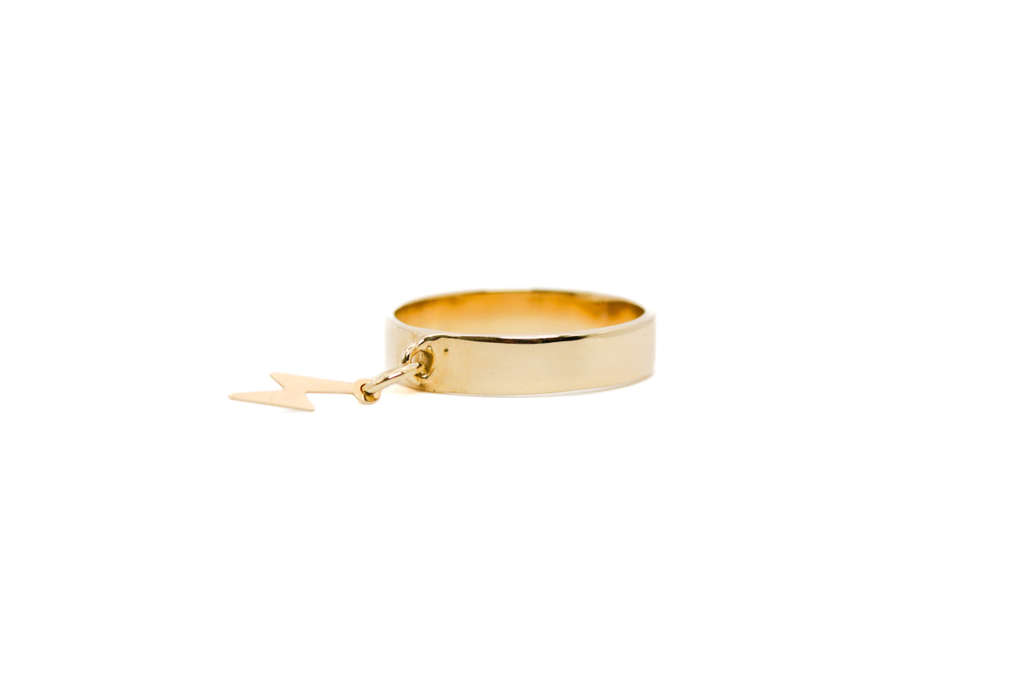 Gold Lightening Bolt Ring