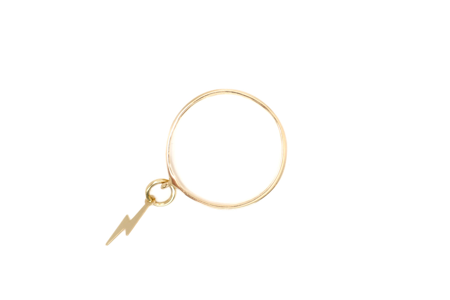 Gold Lightening Bolt Ring