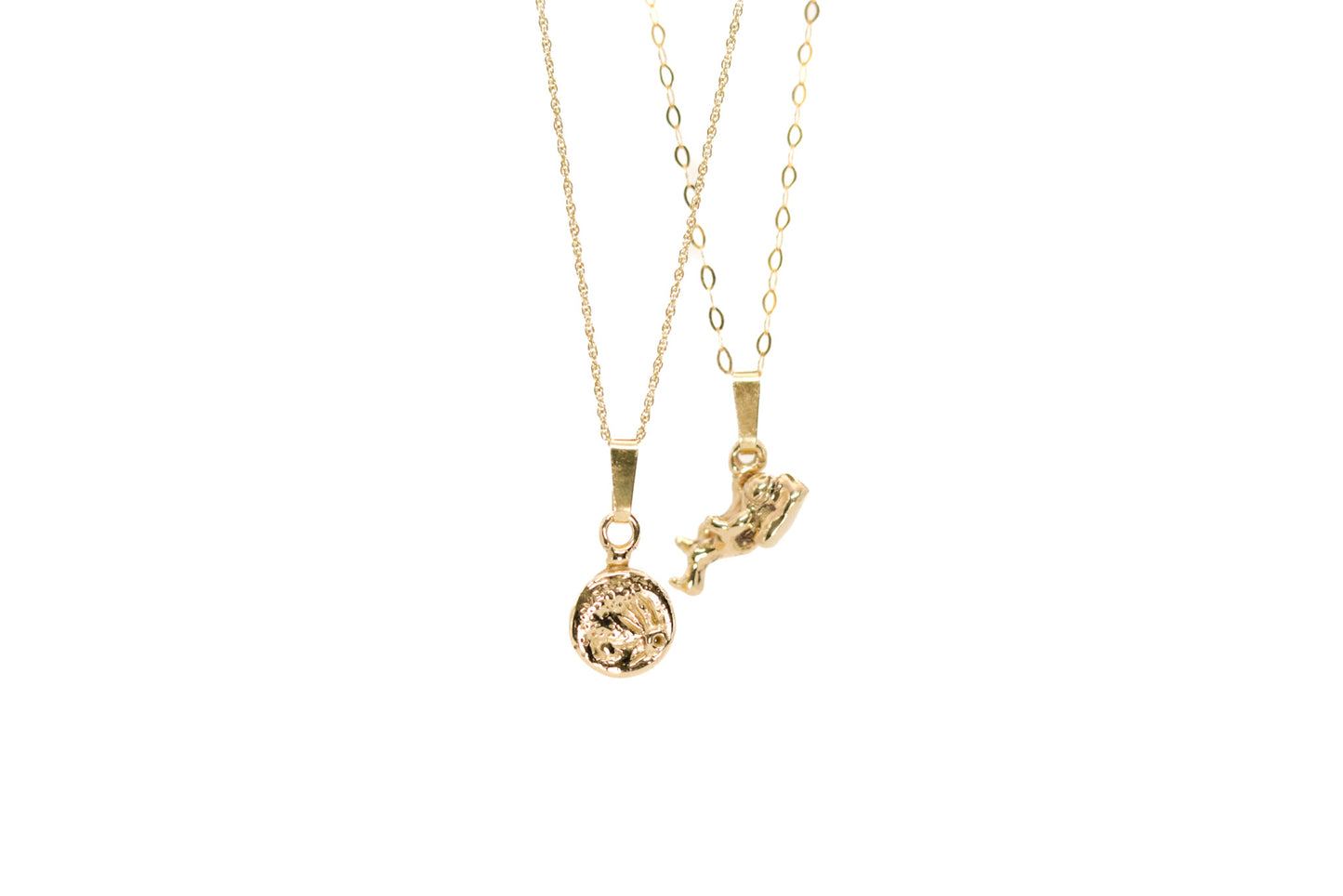 Astronaut Gold Pendant