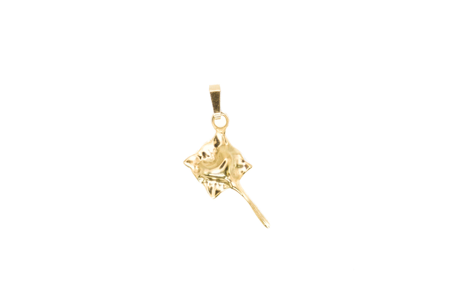 Lollipop pendant in 9y gold
