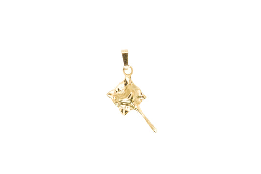 Lollipop pendant in 9y gold