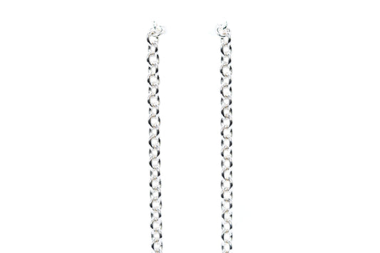 Model -2 Sterling Silver 3.9 mm Trace Chain 22 inches / 55 cm HEAVY