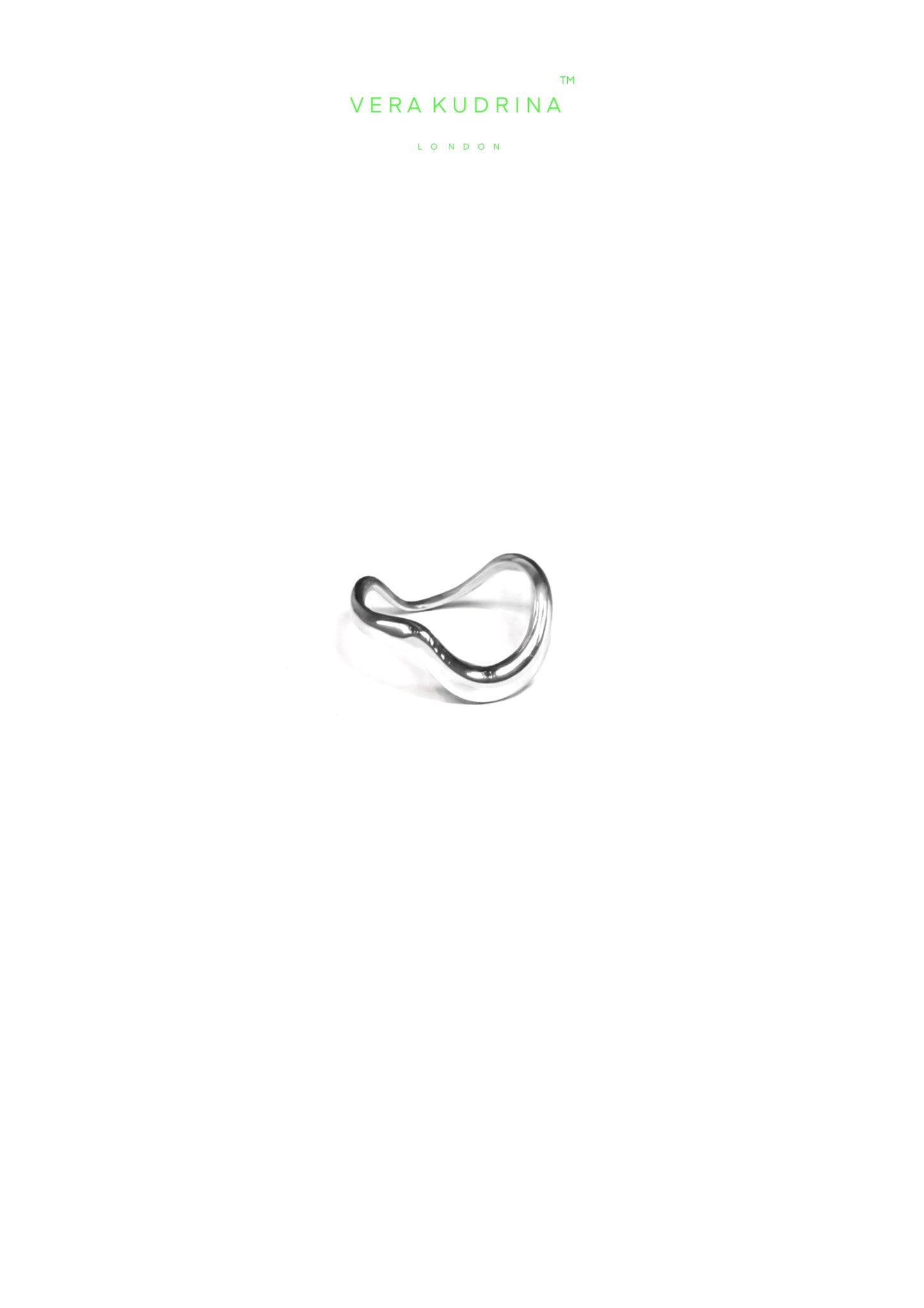 Wavy Silver Ring