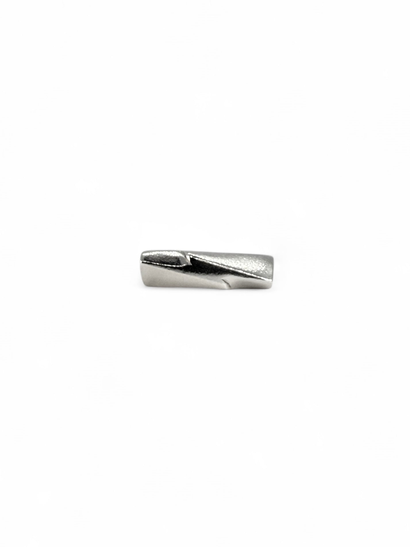 Chunky lightening bolt ring in sterling silver