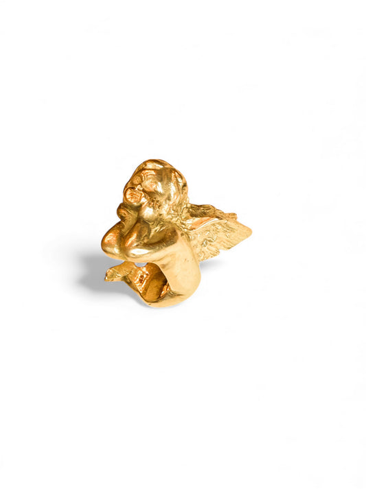 Cherub finger cuff half ring