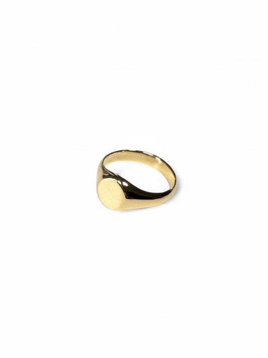 Round Signet Ring